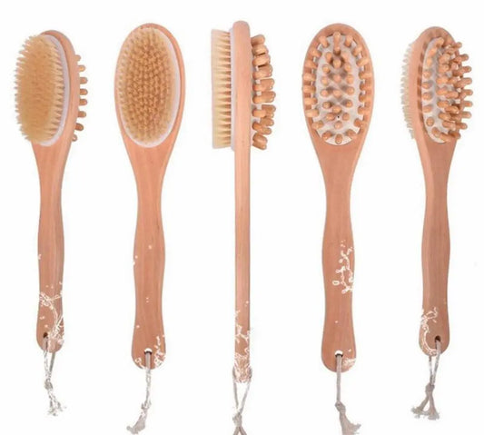 TwoKin Dual-Action Body Glow Brush